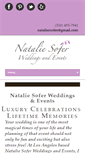 Mobile Screenshot of nataliesoferweddingsandevents.com